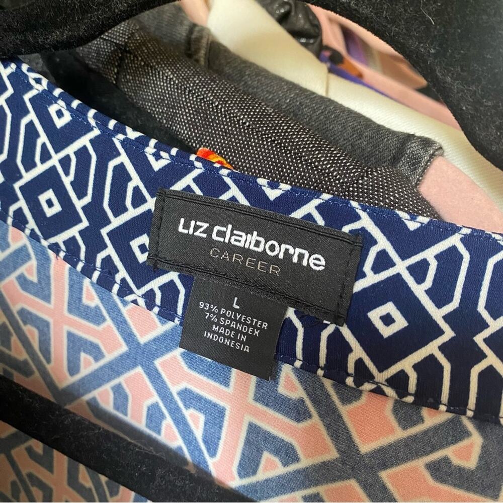 Liz Claiborne Career printed dress - Picture 3 of 6